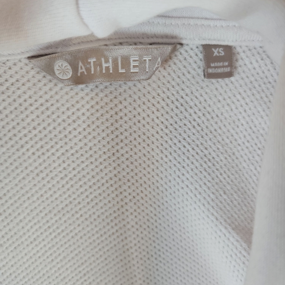 Athleta French Terry Tranquility Open Sweatshirt Cardigan Size XS - Picture 2 of 4